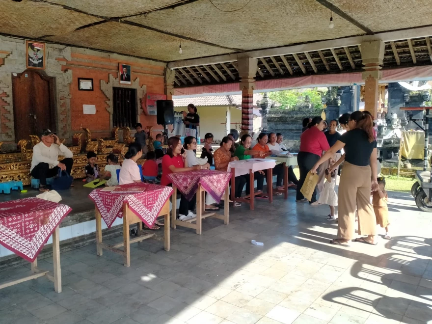 KEGIATAN POSYANDU DI BANJAR DINAS SUSUT