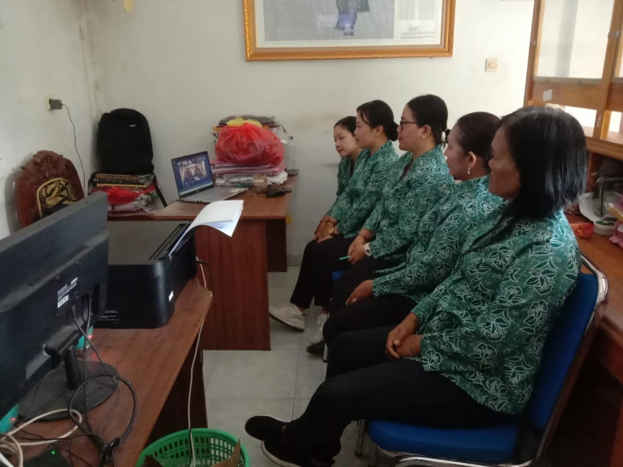 KEGIATAN ZOOM METTING PKK 